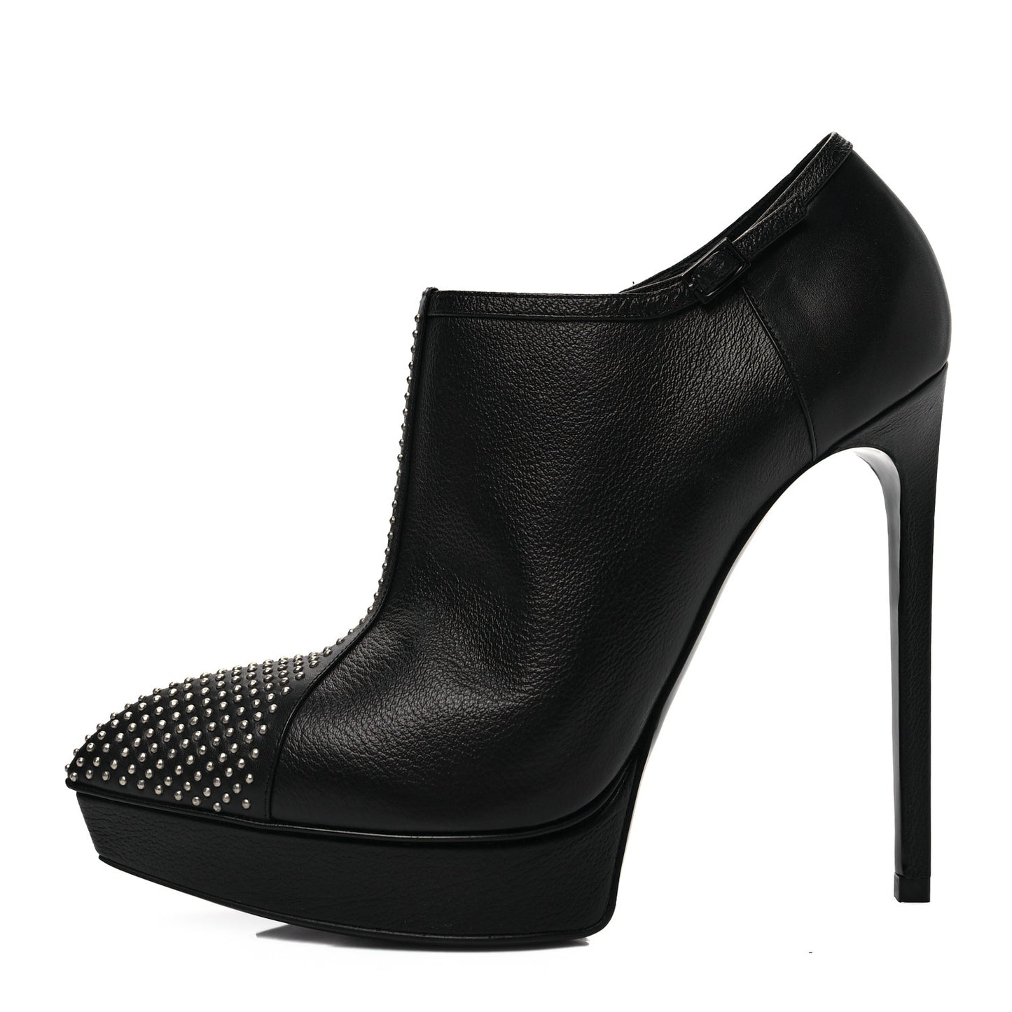 Calfskin Studded Janis 105 Boots 39 Black