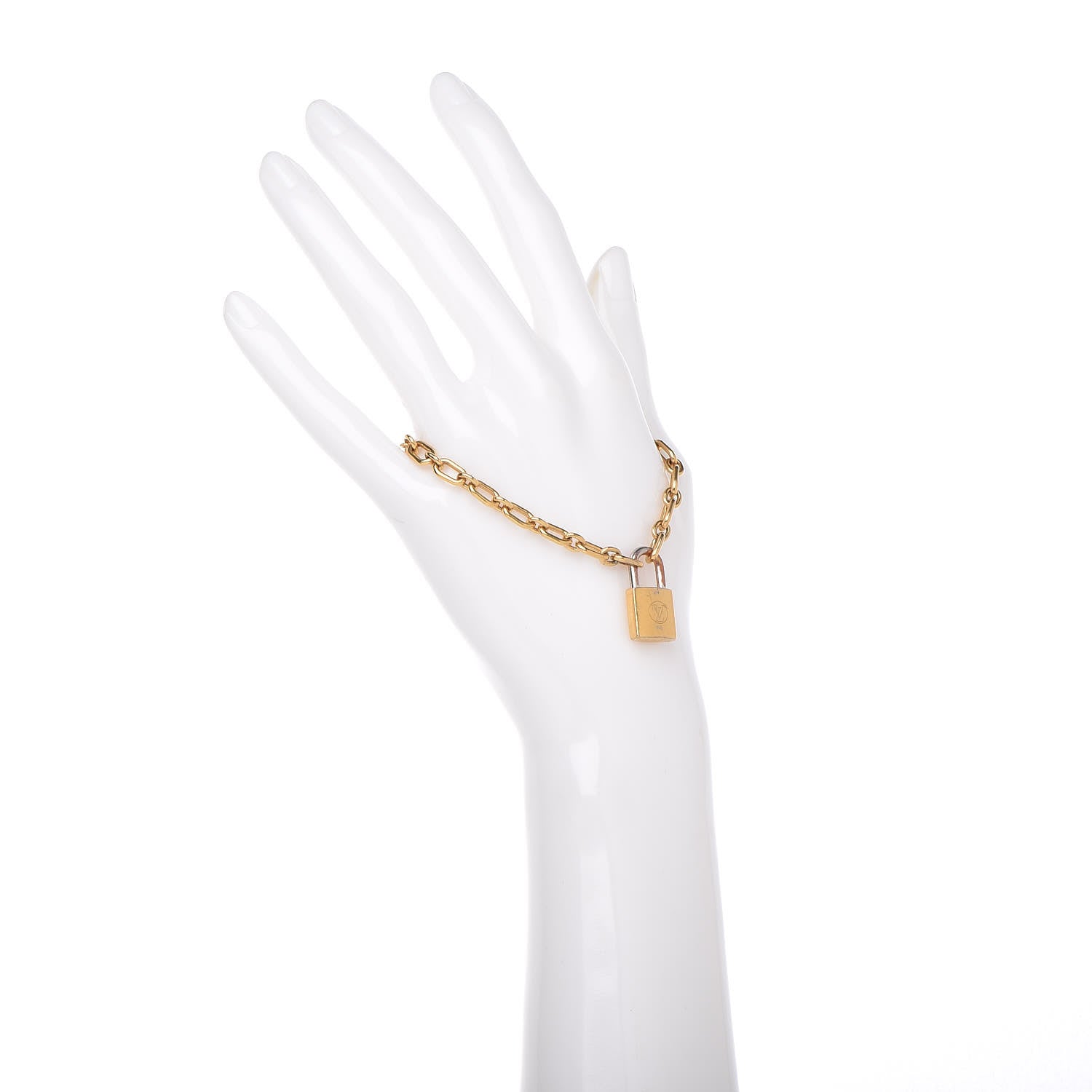 Louis Vuitton Lock It Bracelet Gold 2 of 7