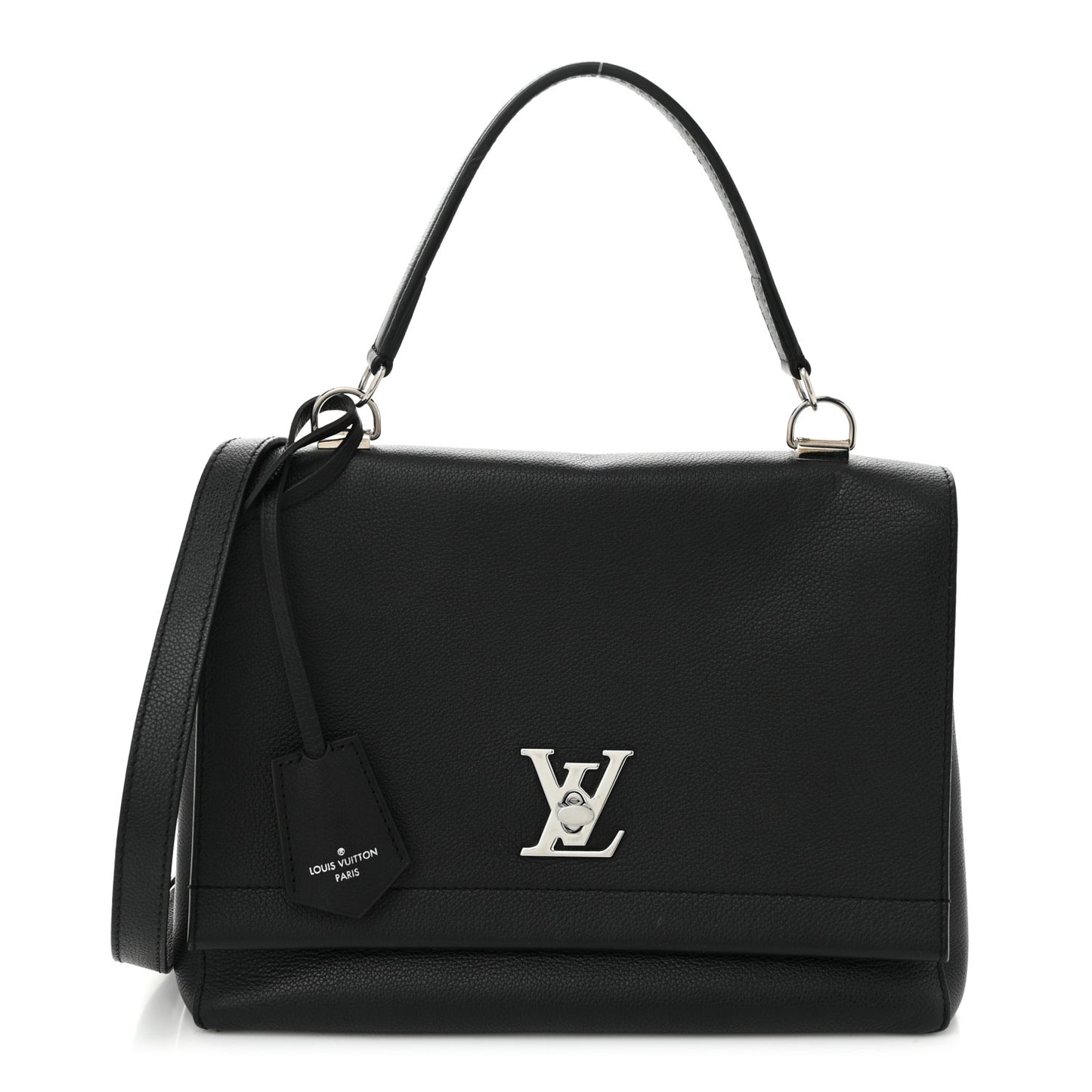 Soft Calfskin Lock Me II Black