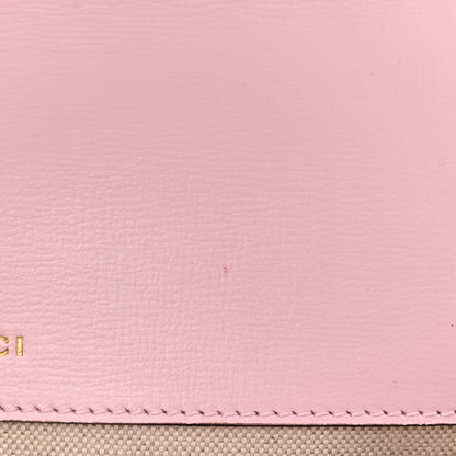 Gucci Azalea Calfskin Crystal Small Horsebit 1955 Chain Shoulder Bag Pink 12 of 12