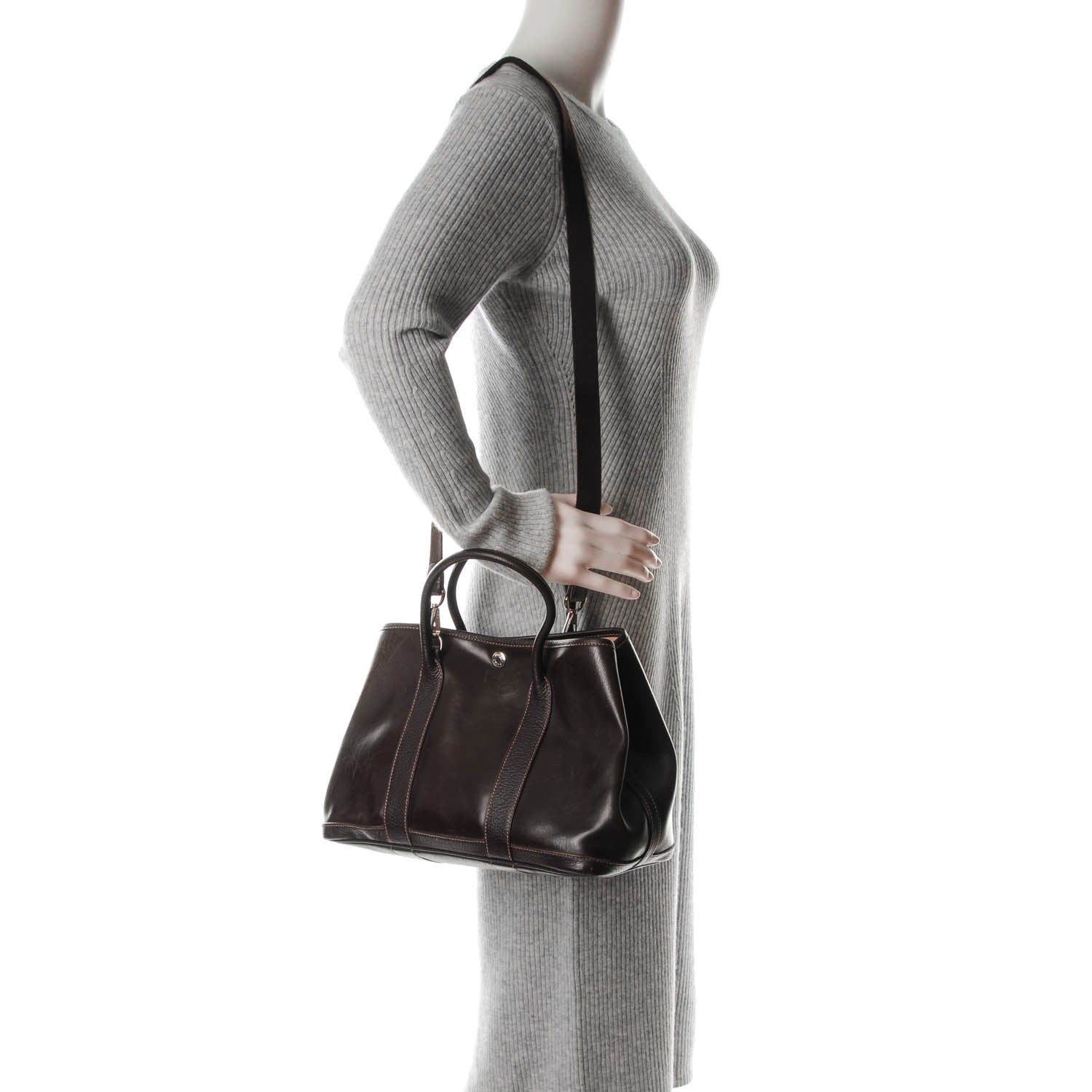 Hermes Amazonia Buffle Skipper Garden Party 30 TPM Havane 2 of 13