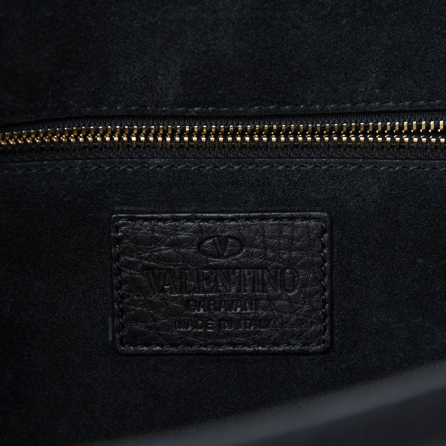 Valentino Garavani Pebbled Calfskin Medium Glam Lock Rockstud Flap Black 9 of 10