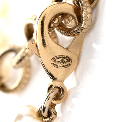 Chanel Pearl CC 100th Anniversary Necklace Light Gold 5 of 7