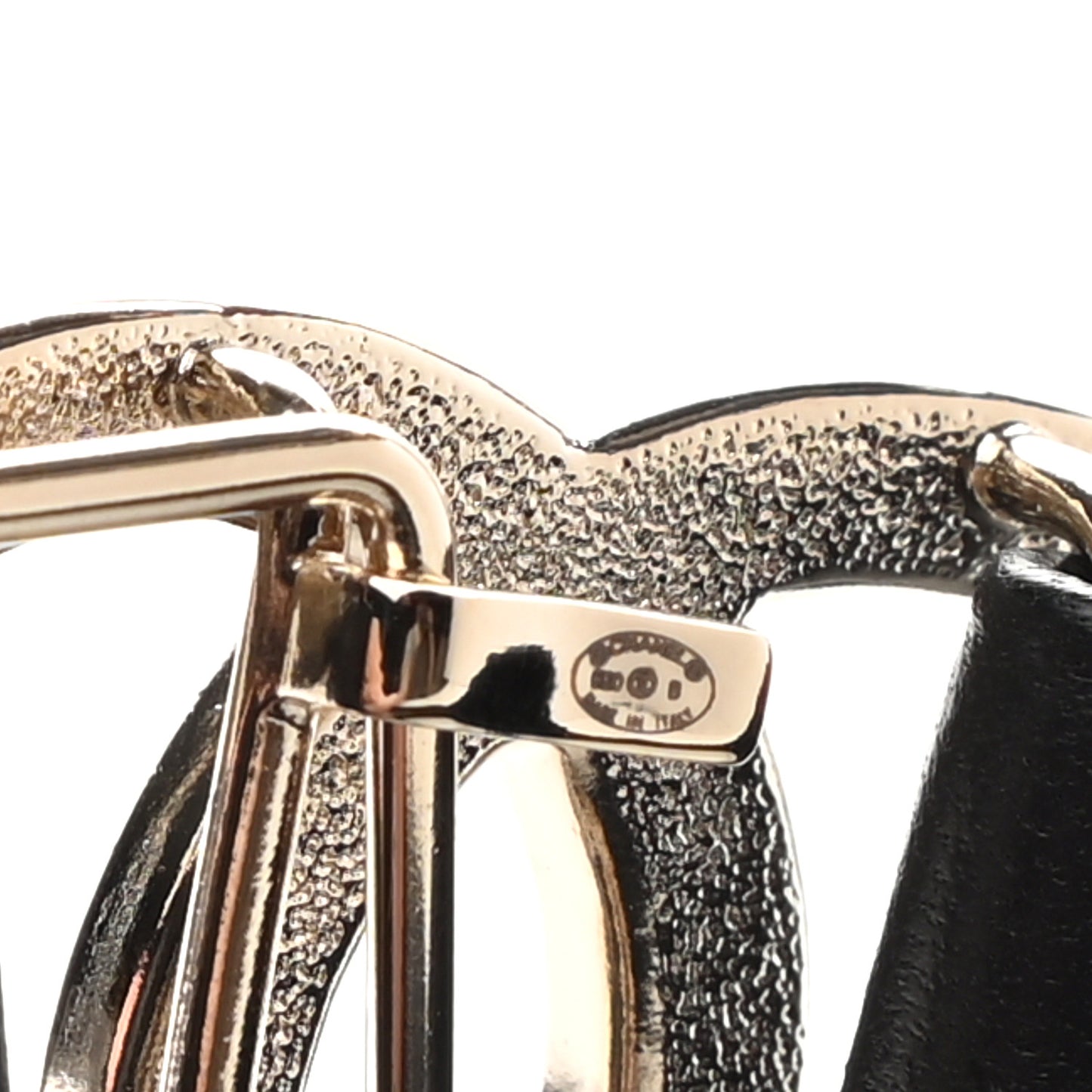 Lambskin Crystal CC Belt 85 34 Black