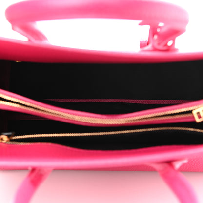 Saint Laurent Grained Calfskin Small Sac De Jour Lipstick Pink 4 of 12