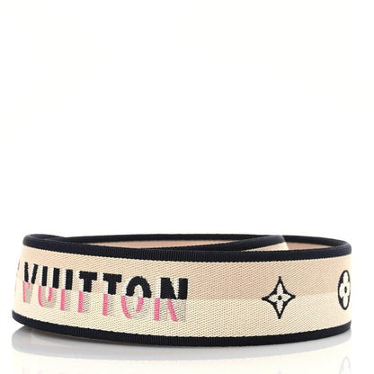 Louis Vuitton Jacquard Speedy Bandouliere 20 Shoulder Strap Black 2 of 6