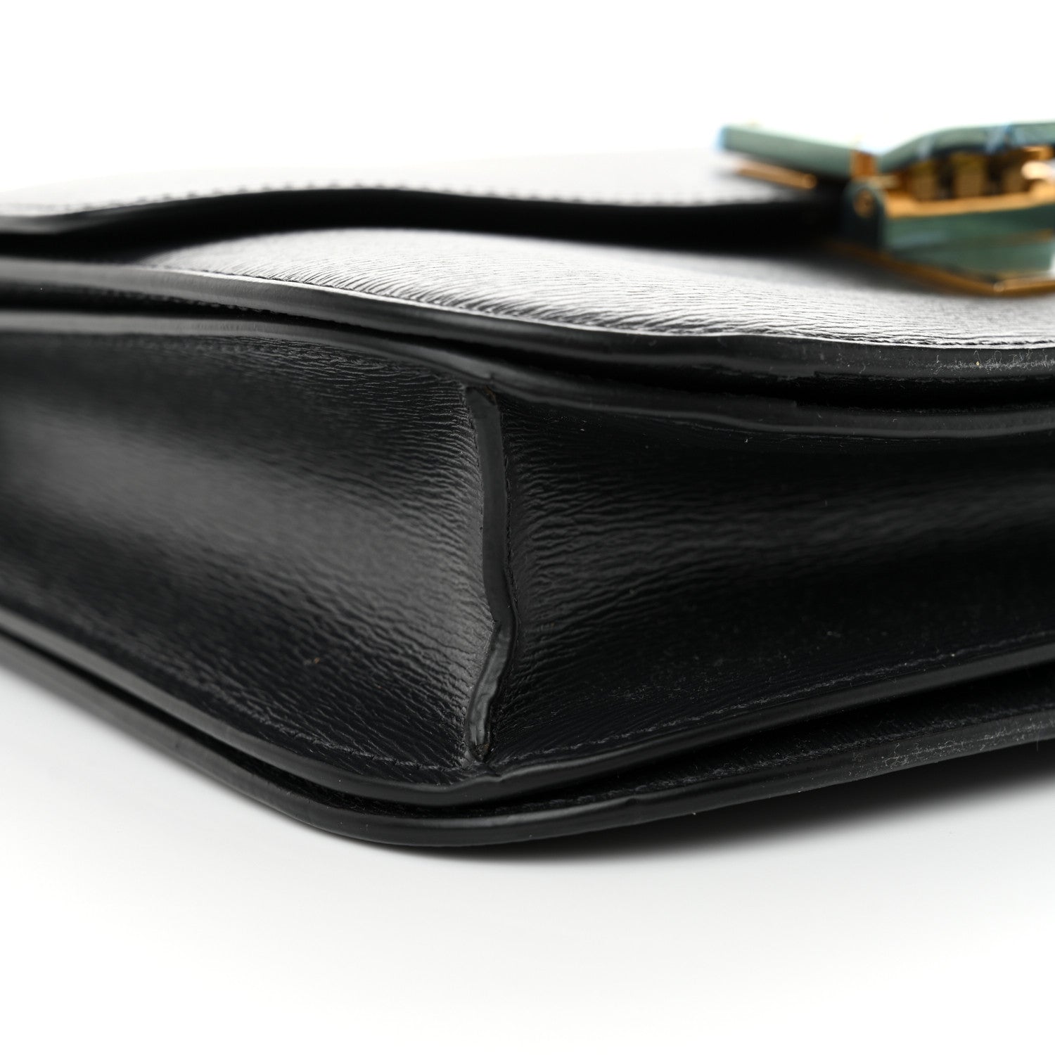 Celine Liege Calfskin Medium Classic Box Flap Bag Anthracite 9 of 11