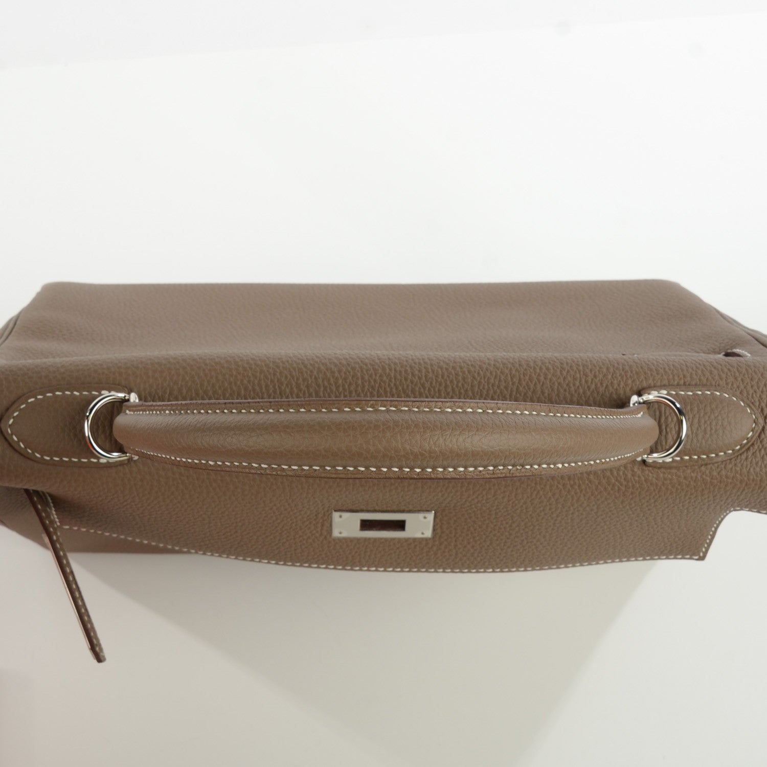 Hermes Togo Kelly Retourne 32 Etoupe 13 of 27