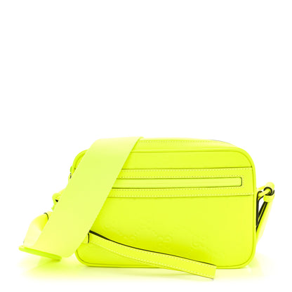 Gucci Rubber Effect Monogram GG Crossbody Bag Fluorescent Yellow 1 of 10