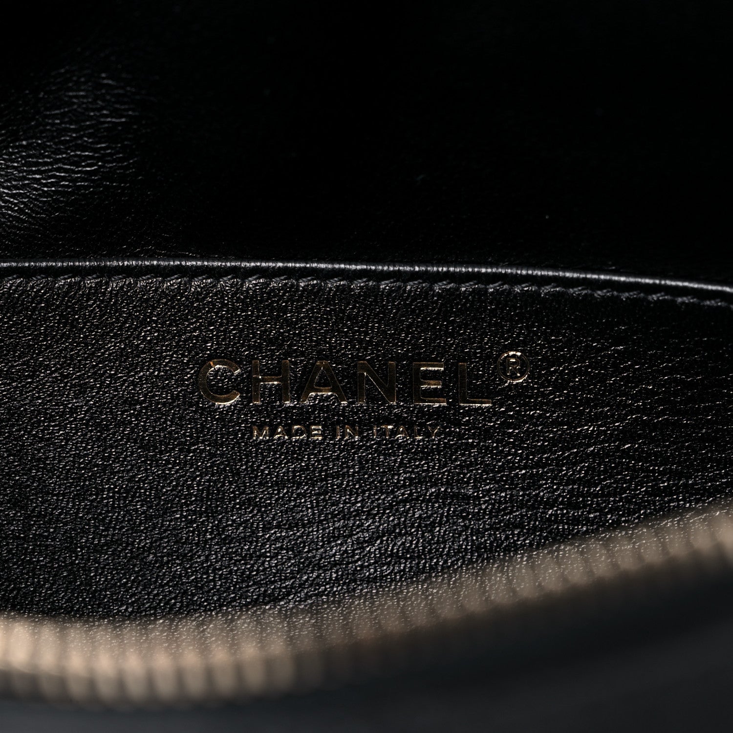 Chanel Lambskin Quilted Waist Bag Fanny Pack Black 6 of 10