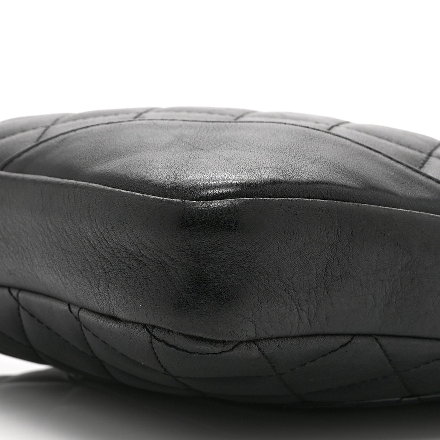 Calfskin Quilted Medium Cambon Messenger Black