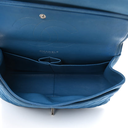 Chanel Iridescent Caviar Quilted Jumbo Double Flap Blue 5 of 21