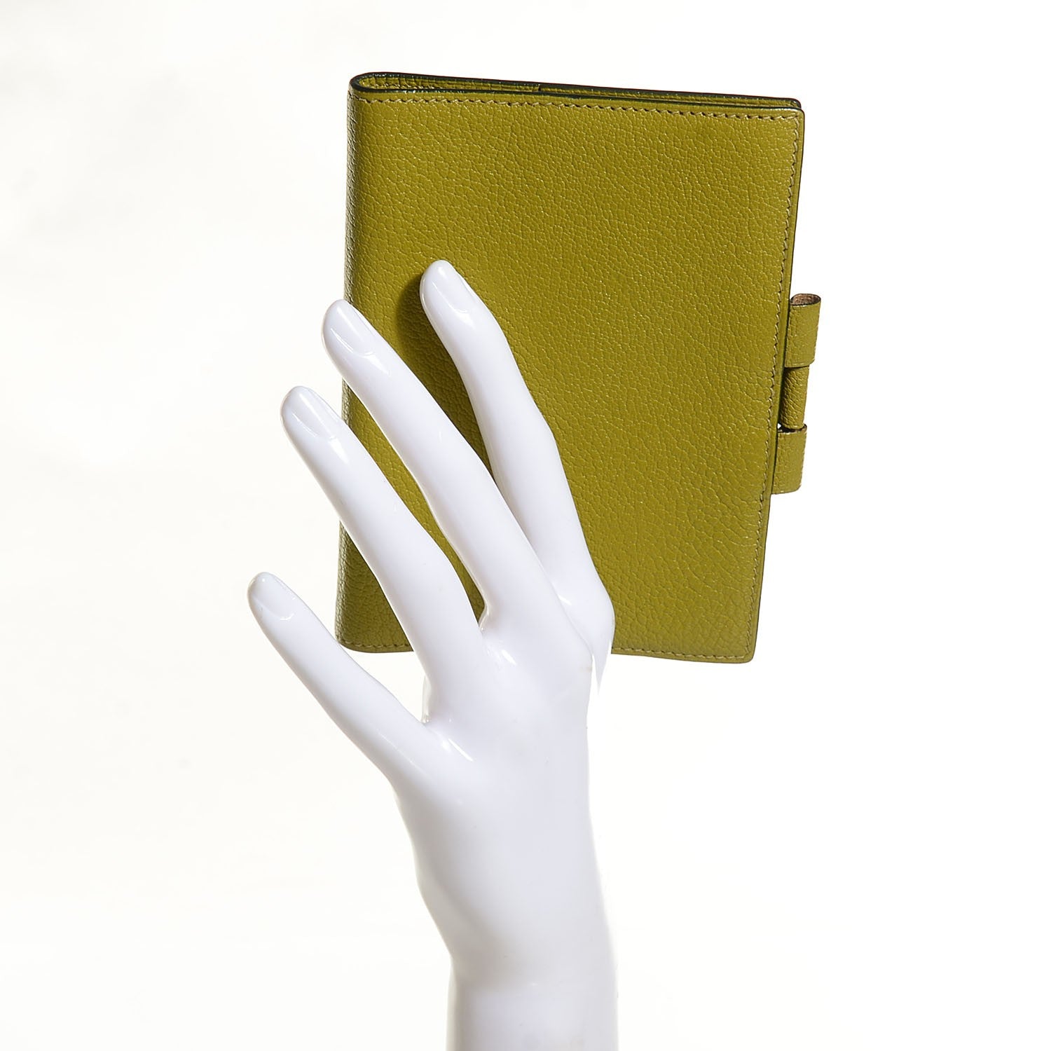 Hermes Chevre Mysore Vision Agenda Cover PM Vert Anis 2 of 8