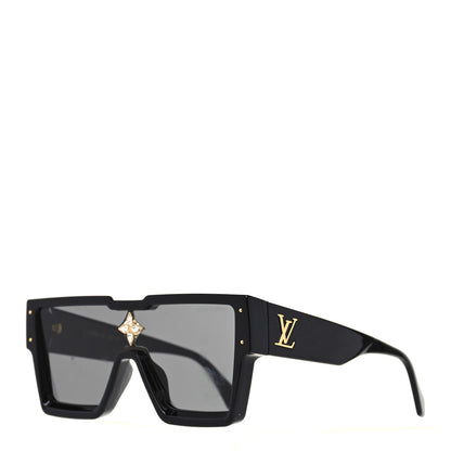 Louis Vuitton Acetate Swarovski Crystal Cyclone Sunglasses Z1578W Black 1 of 8