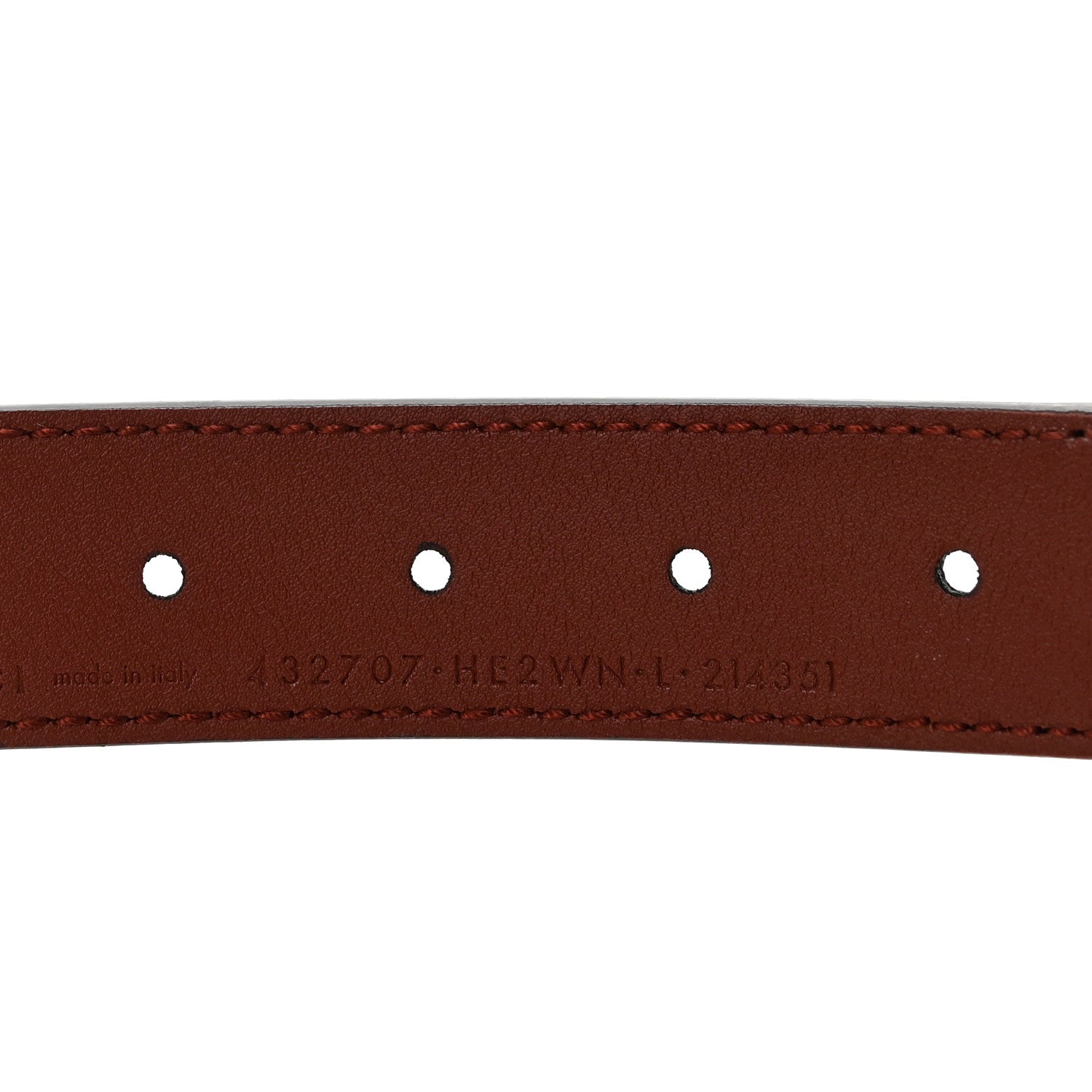 Gucci Calfskin Nylon Double G Web Kids Belt L Red 10 of 10
