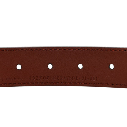 Gucci Calfskin Nylon Double G Web Kids Belt L Red 10 of 10