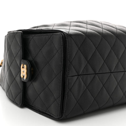Chanel Caviar Quilted Medium Chanel 25 Handbag Black 10 of 12