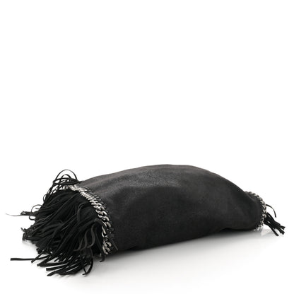 Stella McCartney Eco Suede Fringe Falabella Tote Black 4 of 10