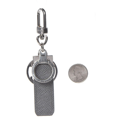 Louis Vuitton Taiga Calfskin LV Club Key Holder Glacier 2 of 3