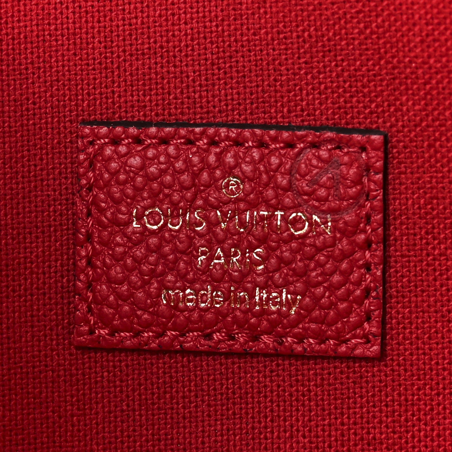 Louis Vuitton Empreinte Pochette Felicie Chain Wallet Scarlet 7 of 13