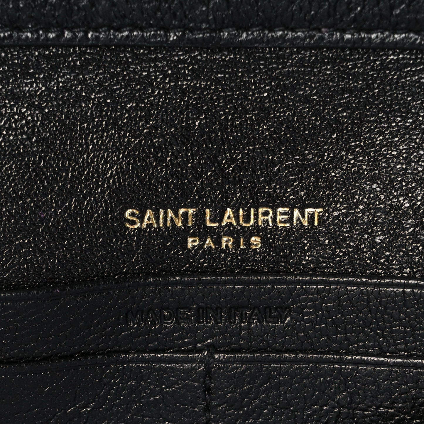 Lambskin Diamond Quilted Becky Chain Wallet Black