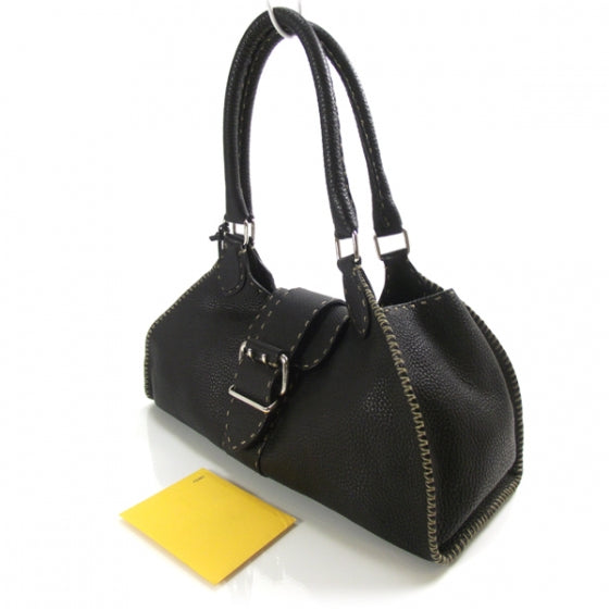 Calfskin Romano Selleria Sporty Black