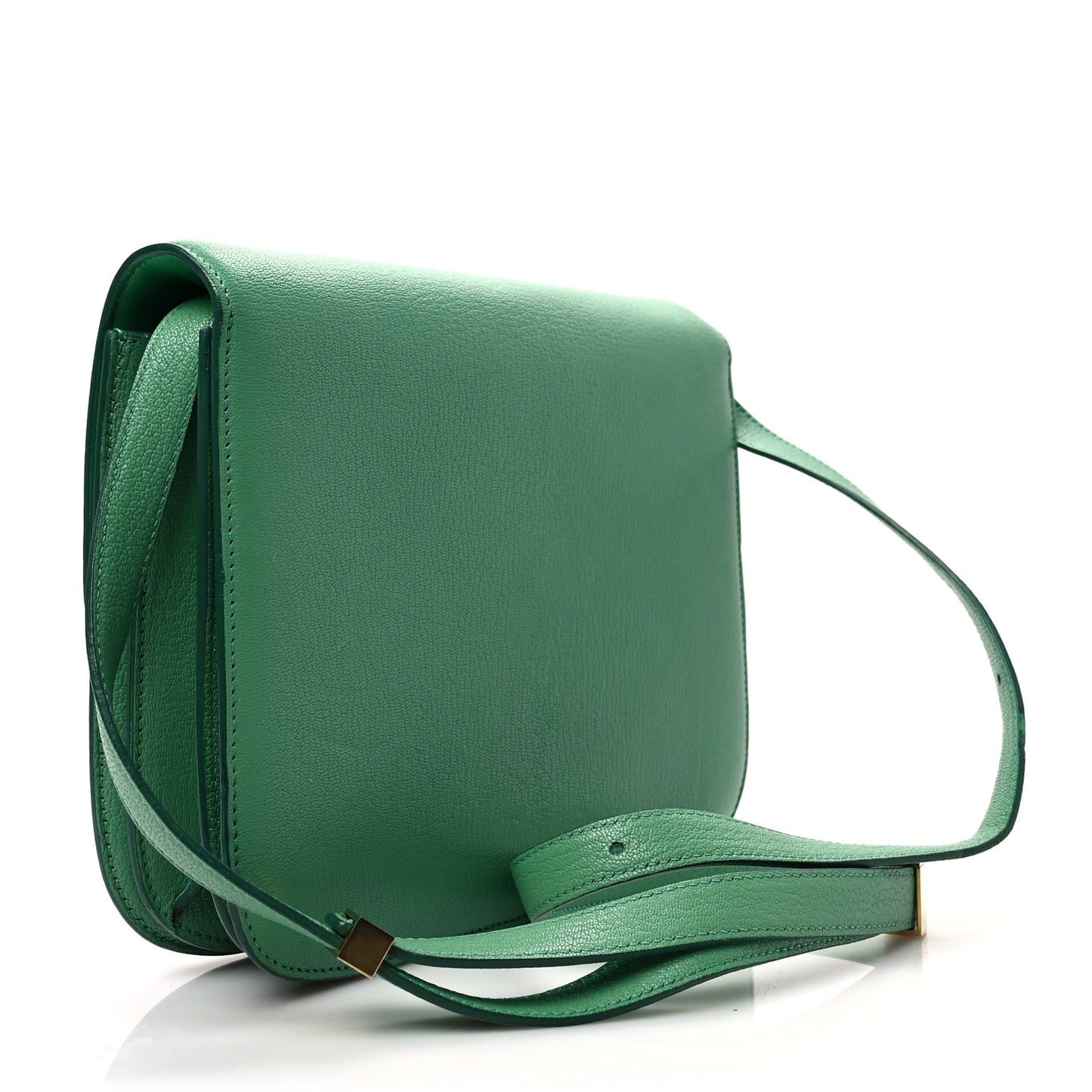 Goatskin Medium Classic Box Flap Bag Palm