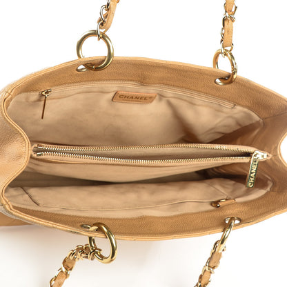 Chanel Caviar Quilted Grand Shopping Tote GST Beige 5 of 7