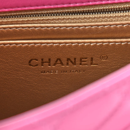 Chanel Lambskin Quilted Mini Pearl Crush Flap Pink 6 of 10