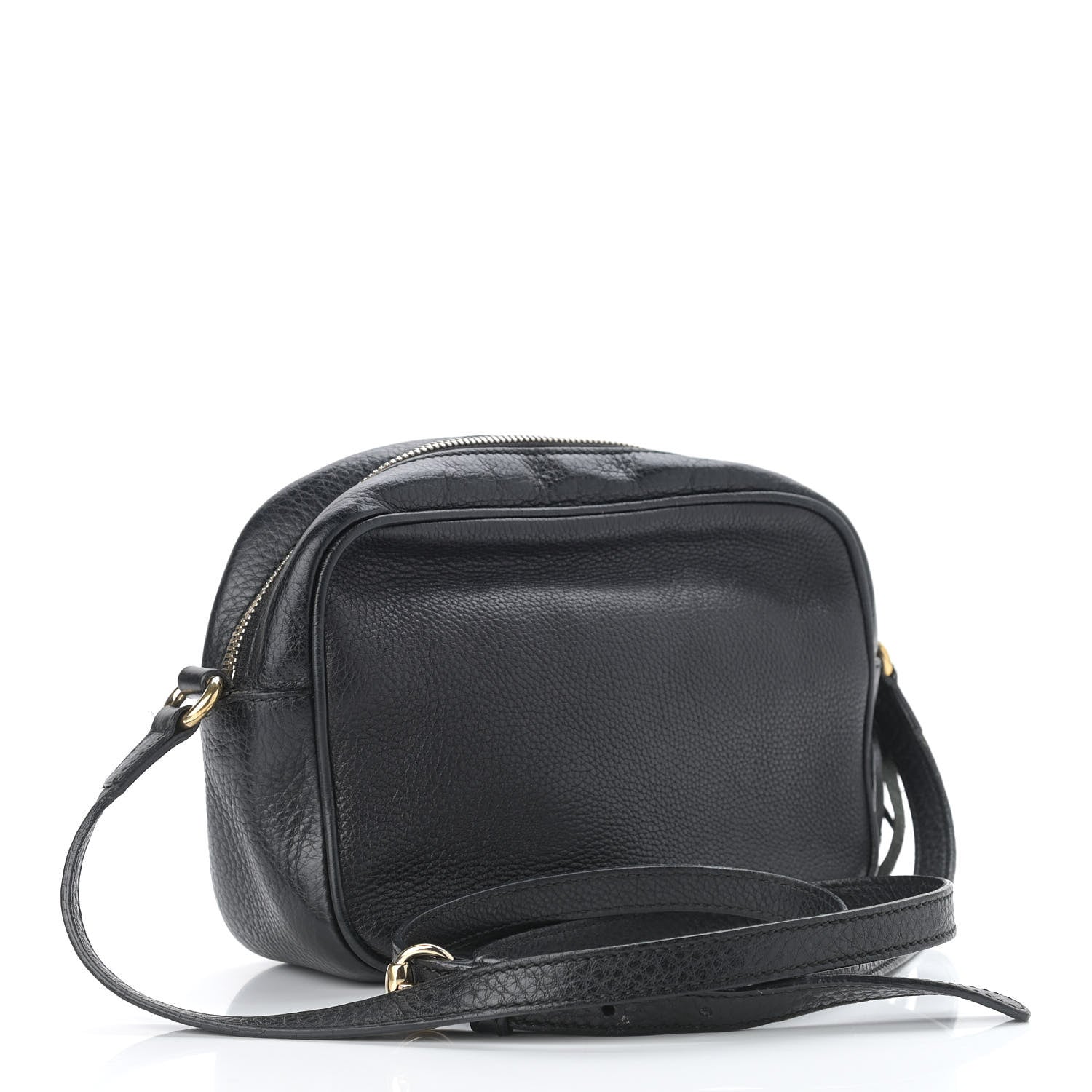 Gucci Pebbled Calfskin Small Soho Disco Bag Black 3 of 12