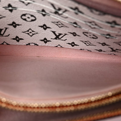 Louis Vuitton Monogram Giant Double Zip Pochette Rouge 3 of 7