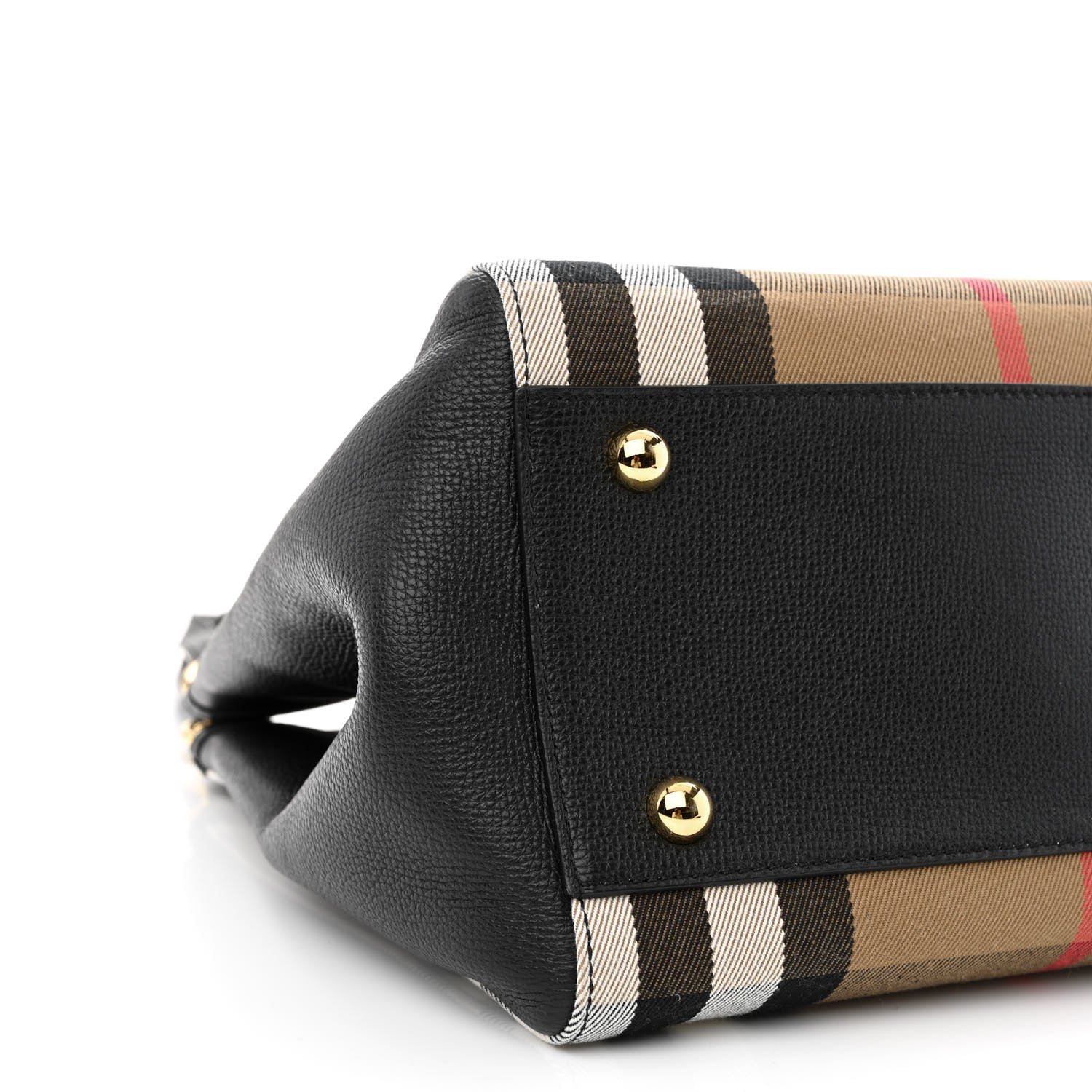 Burberry House Check Small Canterbury Tote Black 10 of 11
