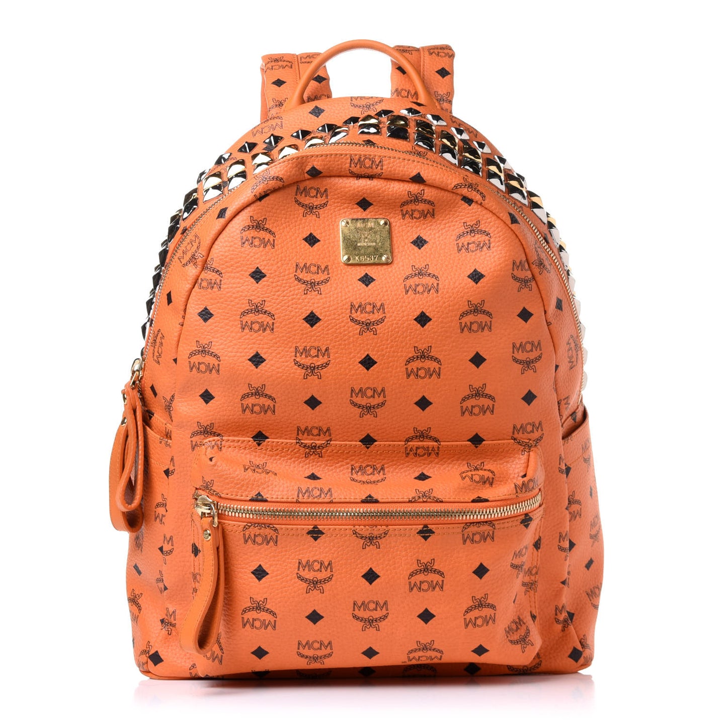 Visetos Side Stud Large Stark Backpack Orange