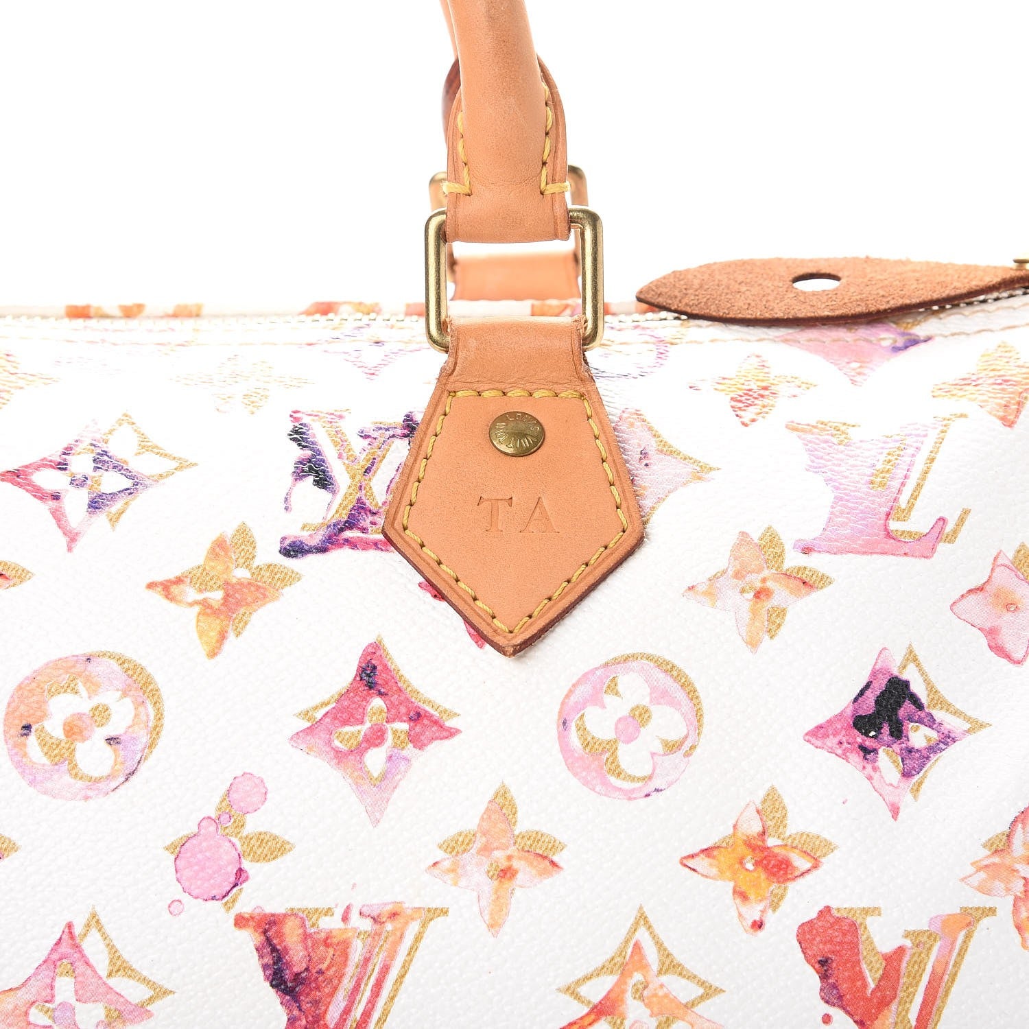 Louis Vuitton Watercolor Aquarelle Speedy 35 White 9 of 19