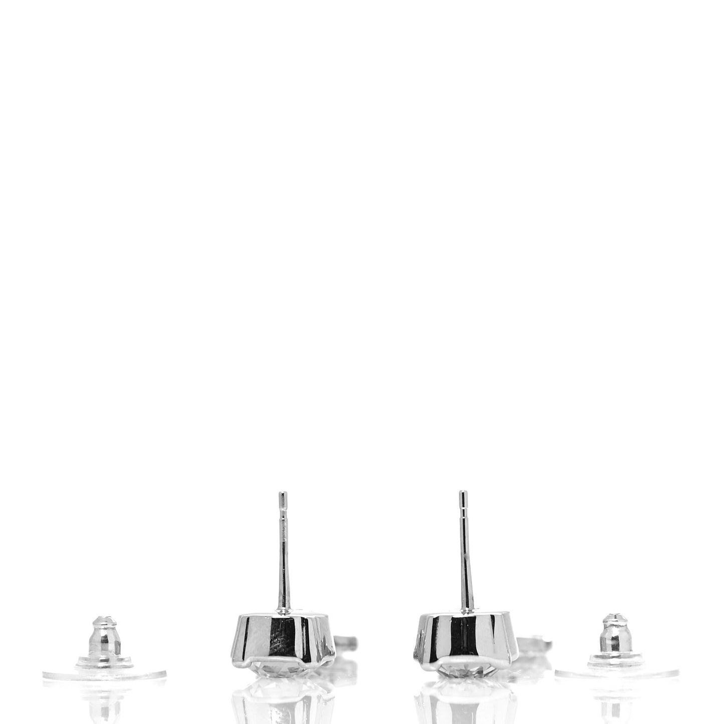 Crystal Starfall Drop CC Earrings Silver
