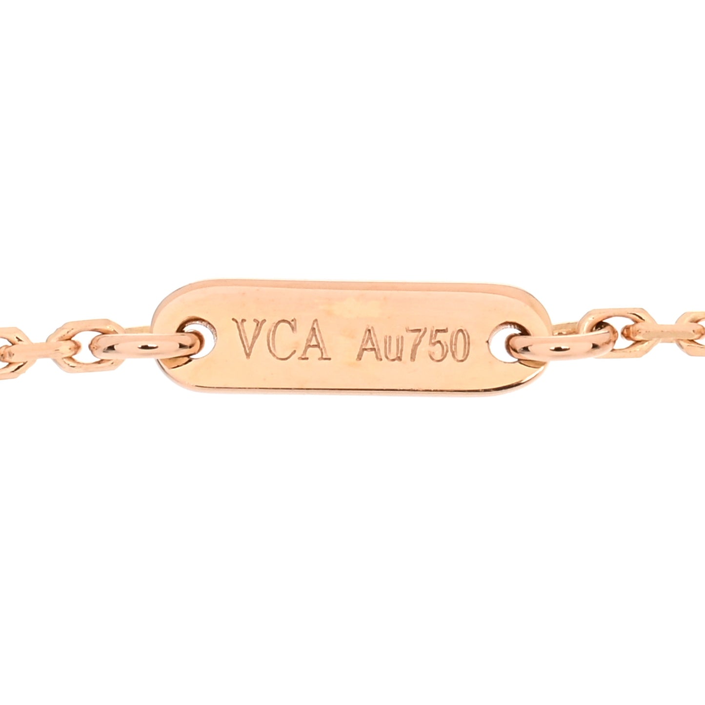 18K Rose Gold Carnelian Sweet Alhambra Bracelet