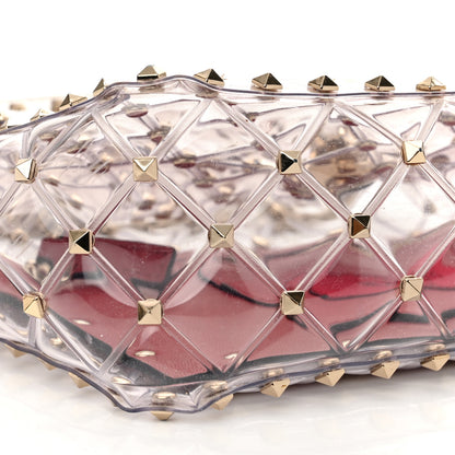 Valentino Garavani PVC Medium Rockstud Spike Shoulder Bag 9 of 10