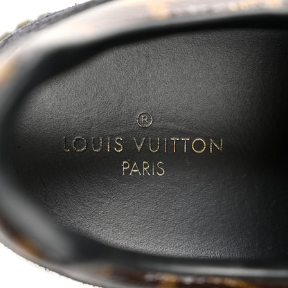 Louis Vuitton Suede Monogram Run Away Sneakers 37.5 Black 7 of 12