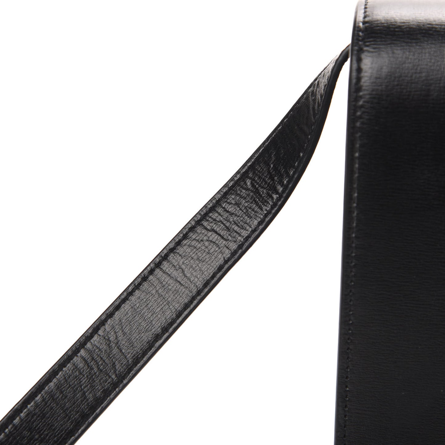 Smooth Calfskin Suede Medium Bellechasse Black