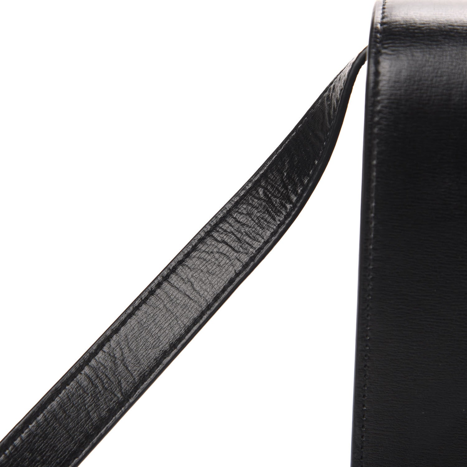 Saint Laurent Smooth Calfskin Suede Medium Bellechasse Black 12 of 12