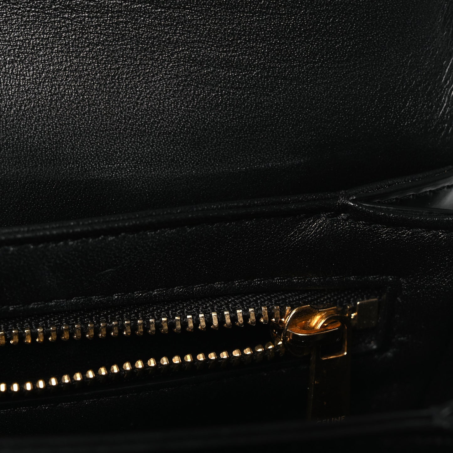 Shiny Calfskin Teen Triomphe Black