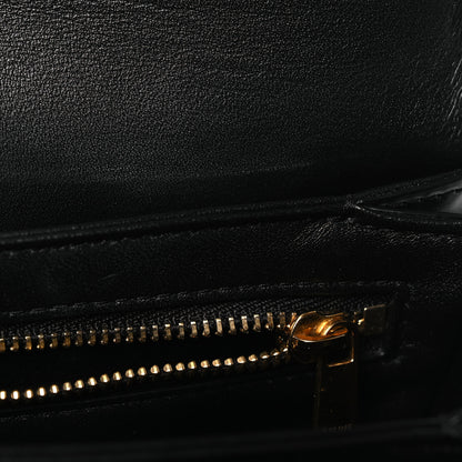 Celine Shiny Calfskin Teen Triomphe Black 11 of 12