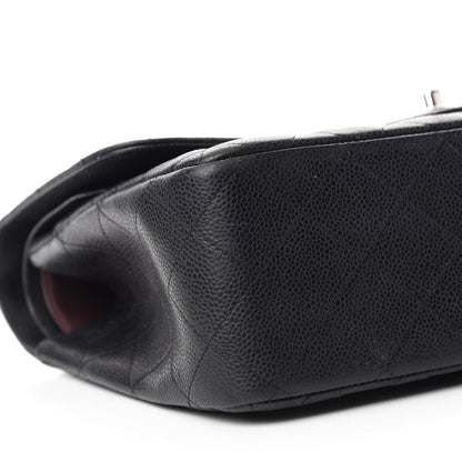 Chanel Caviar Quilted Jumbo Double Flap Black 6 of 19