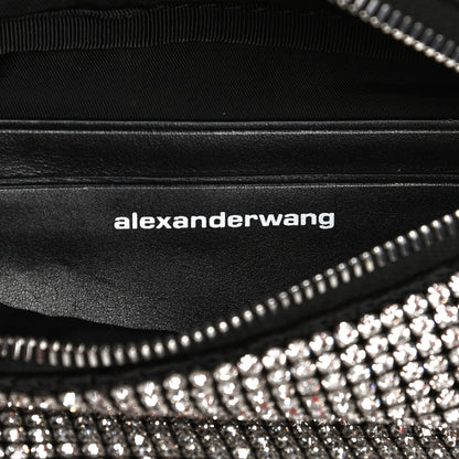 Alexander Wang Rhinestone Mesh Mini Attica Belt Bag Black 6 of 9