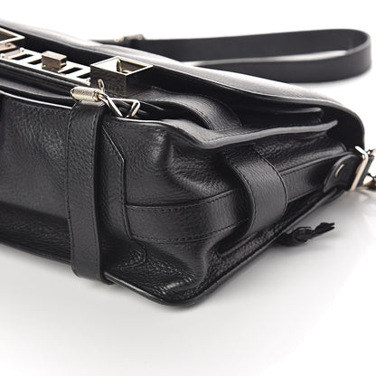 Proenza Schouler Pebbled Calfskin PS11 Classic Shoulder Bag Black 8 of 8
