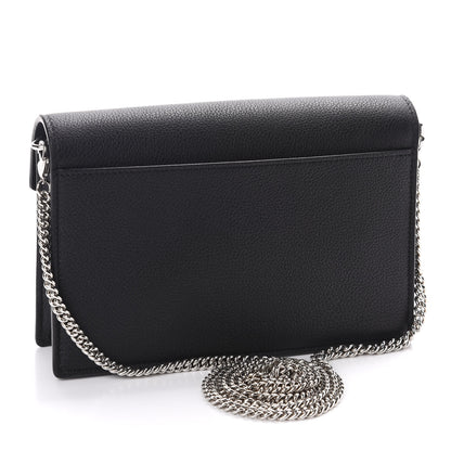 Louis Vuitton Soft Calfskin My Lockme Chain Bag BB Black 3 of 9
