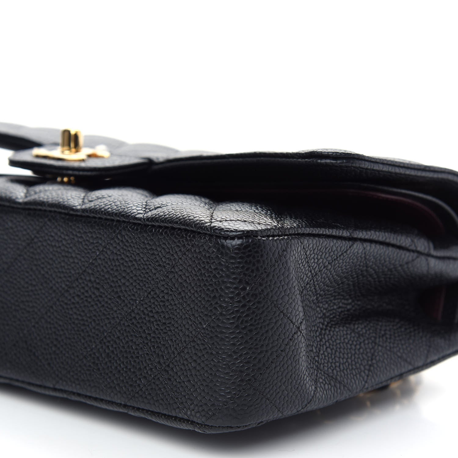 Chanel Caviar Quilted Medium Double Flap Black 9 of 9