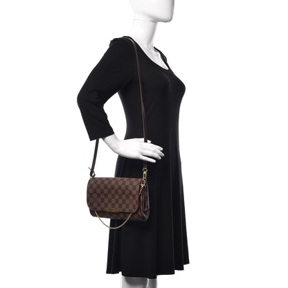 Louis Vuitton Damier Ebene Favorite MM 2 of 10