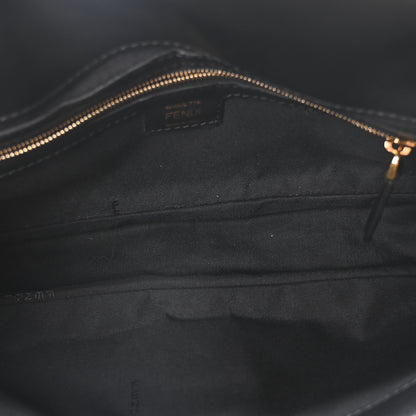 Fendi Nappa FF 1974 Embossed Baguette Black 5 of 10