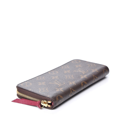 Louis Vuitton Monogram Clemence Wallet Fuchsia 3 of 9